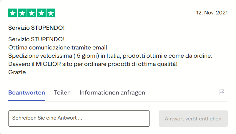 Pharmax customer review on Trustpilot