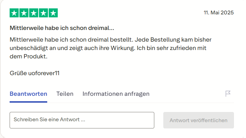 Pharmax customer review on Trustpilot