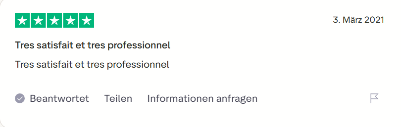 Pharmax customer review on Trustpilot