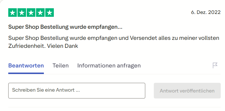 Pharmax customer review on Trustpilot