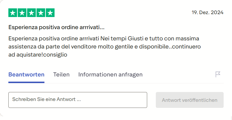 Pharmax customer review on Trustpilot