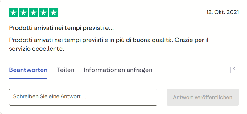 Pharmax customer review on Trustpilot